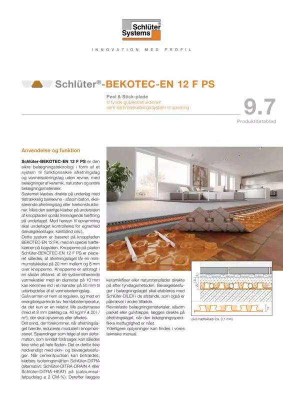 Schlüter-BEKOTEC-EN 12 F PS | Produktdatablad 9.7