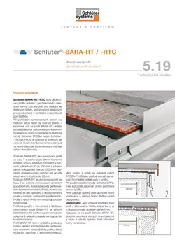 Schlüter-BARA-RT /-RTC | Technický list výrobku 5.19