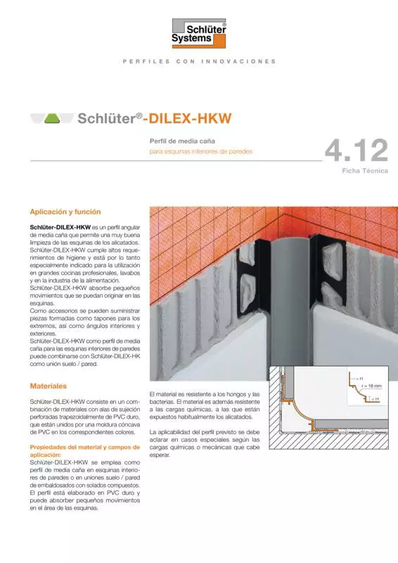 Schlüter-DILEX-HKW | Ficha Técnica 4.12