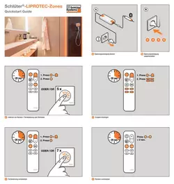 Schlüter-LIPROTEC-Zones - Guide de prise en main rapide