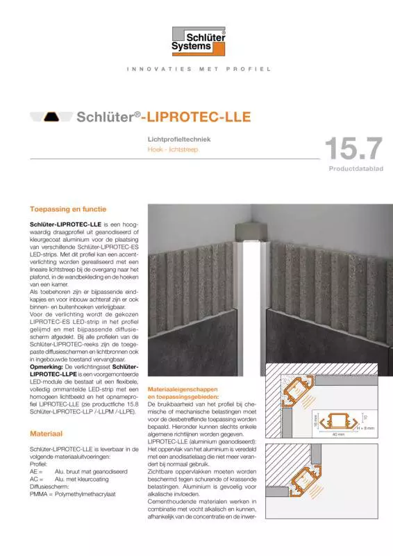 Schlüter-LIPROTEC-LLE | Productdatablad 15.7