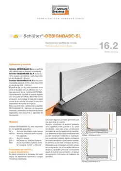 Schlüter-DESIGNBASE-SL | Ficha Técnica 16.2 Schlüter-DESIGNBASE-SL | Ficha Técnica 16.2