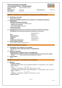 Schlüter-KERDI-FIX gris - Fiche de données de sécurité