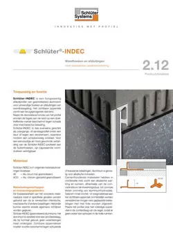 Schlüter-INDEC | Productdatablad 2.12