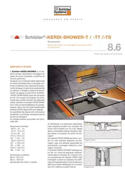 Schlüter-KERDI-SHOWER-T /-TT /-TS | Ficha de dados do produto 8.6
