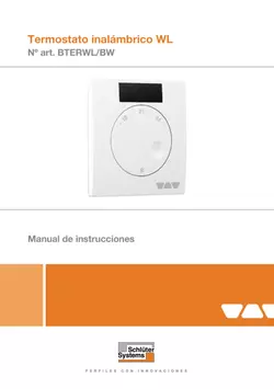 Schlüter-BEKOTEC-THERM-ERWL/BW - Termostato inalámbrico WL | Manual de instrucciones