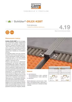 Schlüter-DILEX-KSBT | Opis techniczny produktu 4.19