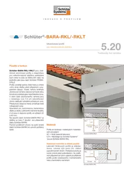 Schlüter-BARA-RKL | Technický list výrobku 5.20