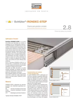 Schlüter-RONDEC-STEP | Ficha de dados do produto 2.8
