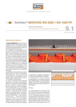 Schlüter-BEKOTEC-EN 2520 /-EN 1520 PF | Termék adatlap 9.1