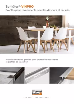 Schlüter-VINPRO - Profilés pour revêtements souples de murs et de sols