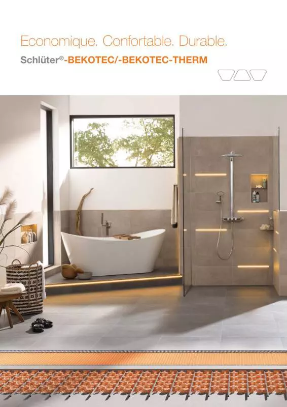 Schlüter-BEKOTEC/-BEKOTEC-THERM - Economique. Confortable. Durable.
