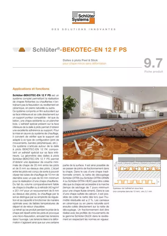 Schlüter-BEKOTEC-EN 12 F PS | Fiche produit 9.7