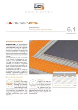Schlüter-DITRA | Produktdatablad 6.1