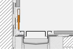 Genomskärningsritning SHOWERPROFILE-R 1