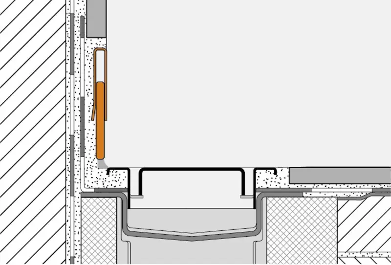 Genomskärningsritning SHOWERPROFILE-R 1