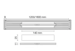 Genomskärningsritning KERDI-LINE-VARIO-WAVE 4