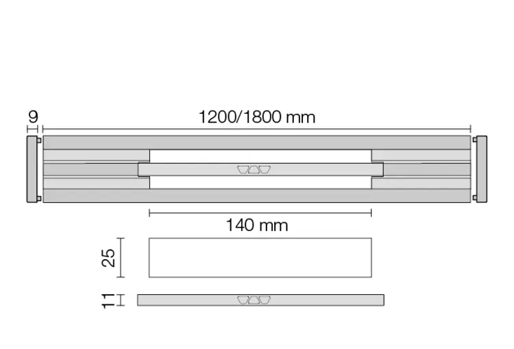 Doorsnedetekening KERDI-LINE-VARIO-WAVE 4
