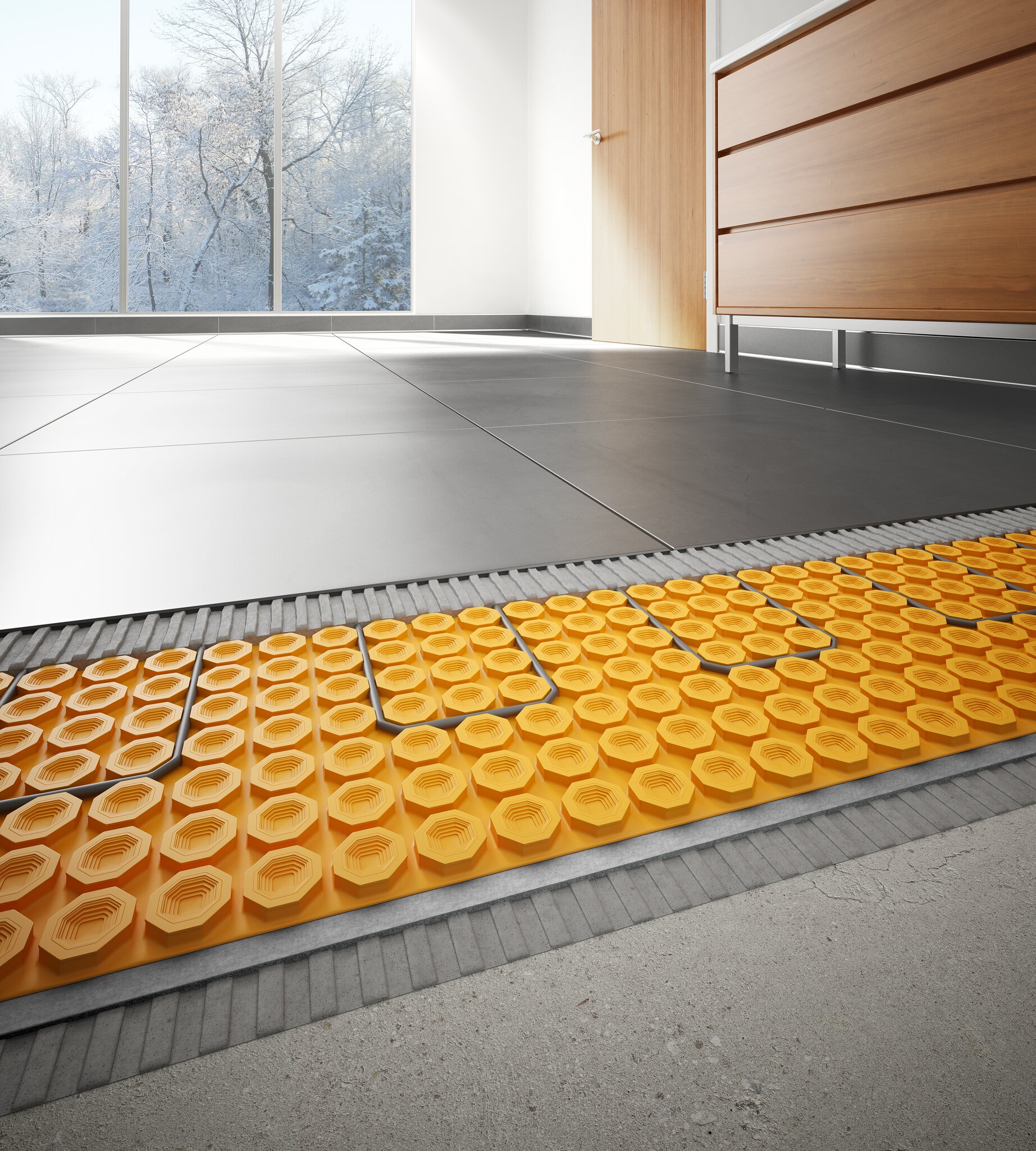 Image du blogue Mon avis d’amateure sur les éléments favoris pour salle de bain avec un plancher Ditra-Heat