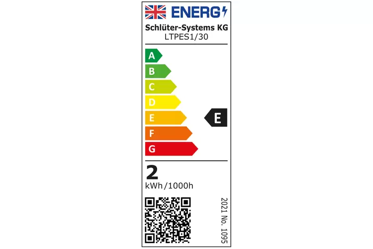 Cross-section drawing KERDI-BOARD-NLT 1