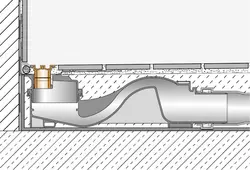 Genomskärningsritning KERDI-LINE-VARIO-WAVE 1
