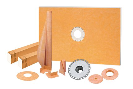 KERDI-SHOWER-KIT 48" X 72" PVC FLANGE 2"