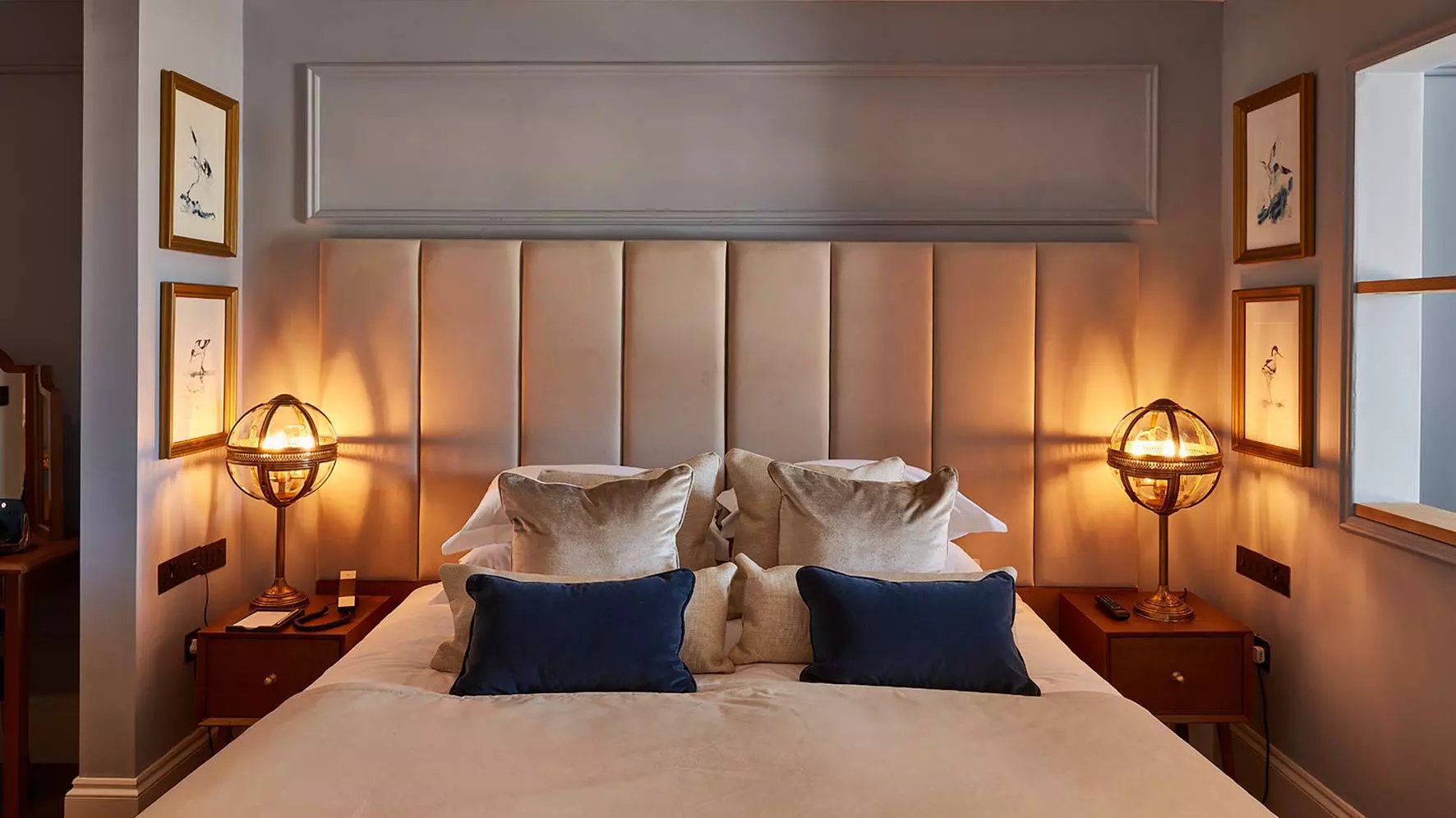 Bedroom at Lympstone Manor