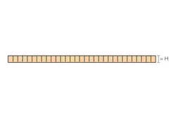 Genomskärningsritning KERDI-BOARD-V 1