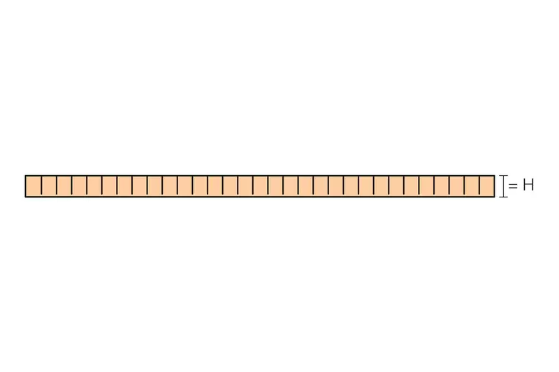 Genomskärningsritning KERDI-BOARD-V 1