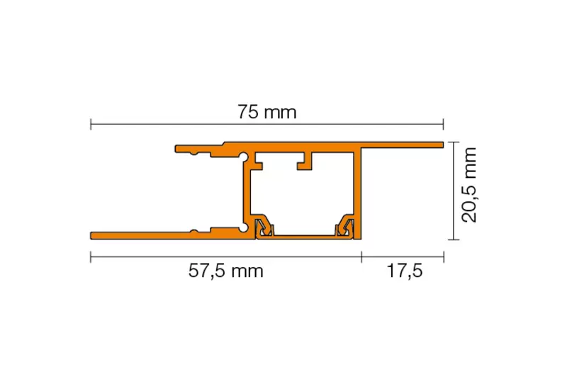 Genomskärningsritning LIPROTEC-WSK 1