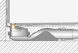 Genomskärningsritning KERDI-LINE-VARIO-COVE 1