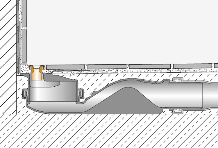 Doorsnedetekening KERDI-LINE-VARIO-COVE 1