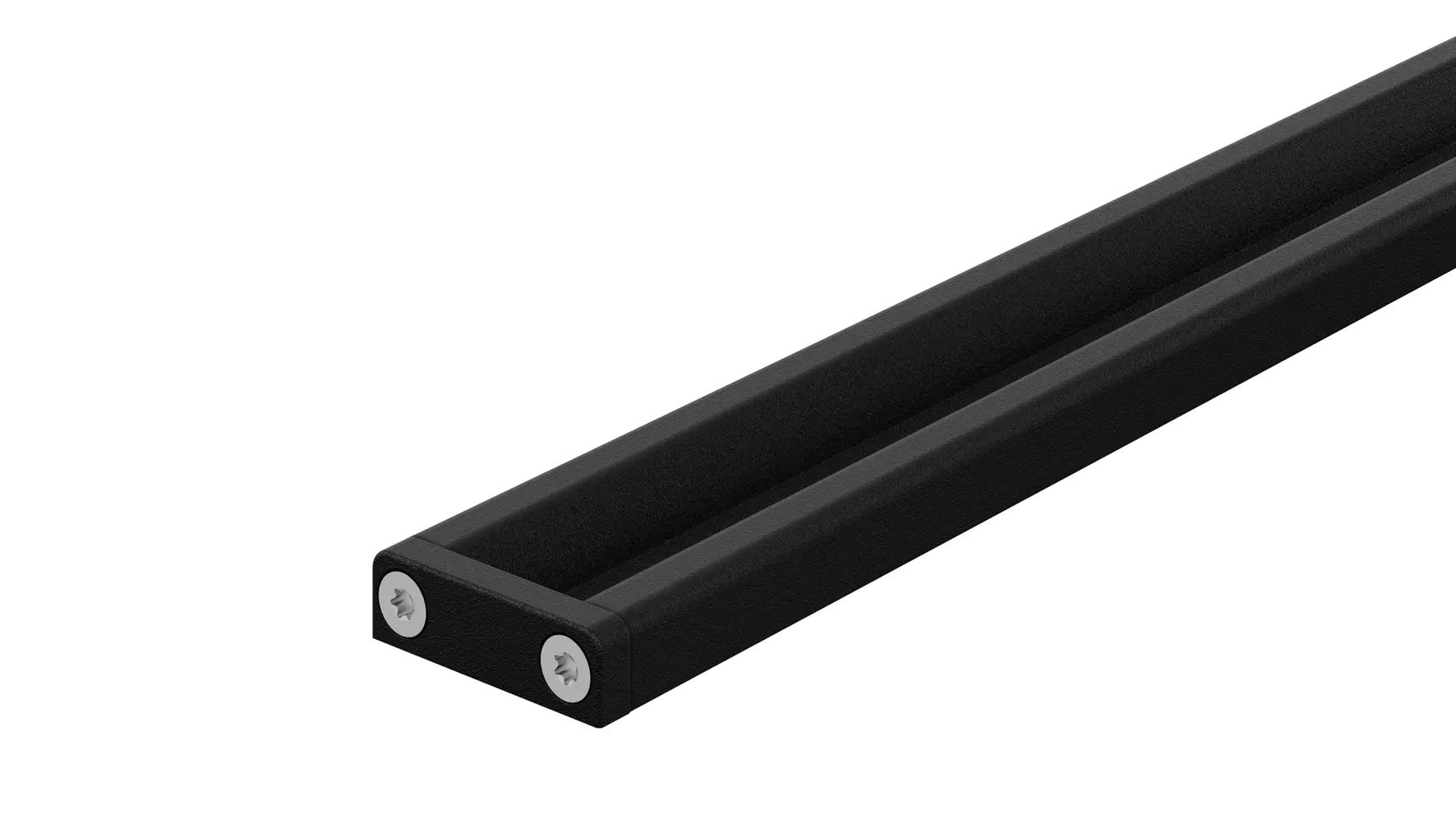 Douchegoot Schl&uuml;ter-KERDI-LINE-VARIO COVE in aluminium met kleurcoating MGS grafietzwart mat