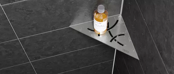 Estante de ducha Schl&uuml;ter-SHELF para paredes alicatadas de cuartos de ba&ntilde;o