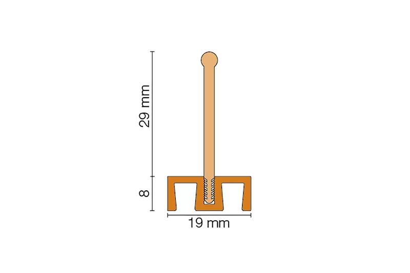 Genomskärningsritning SHOWERPROFILE-WS 2