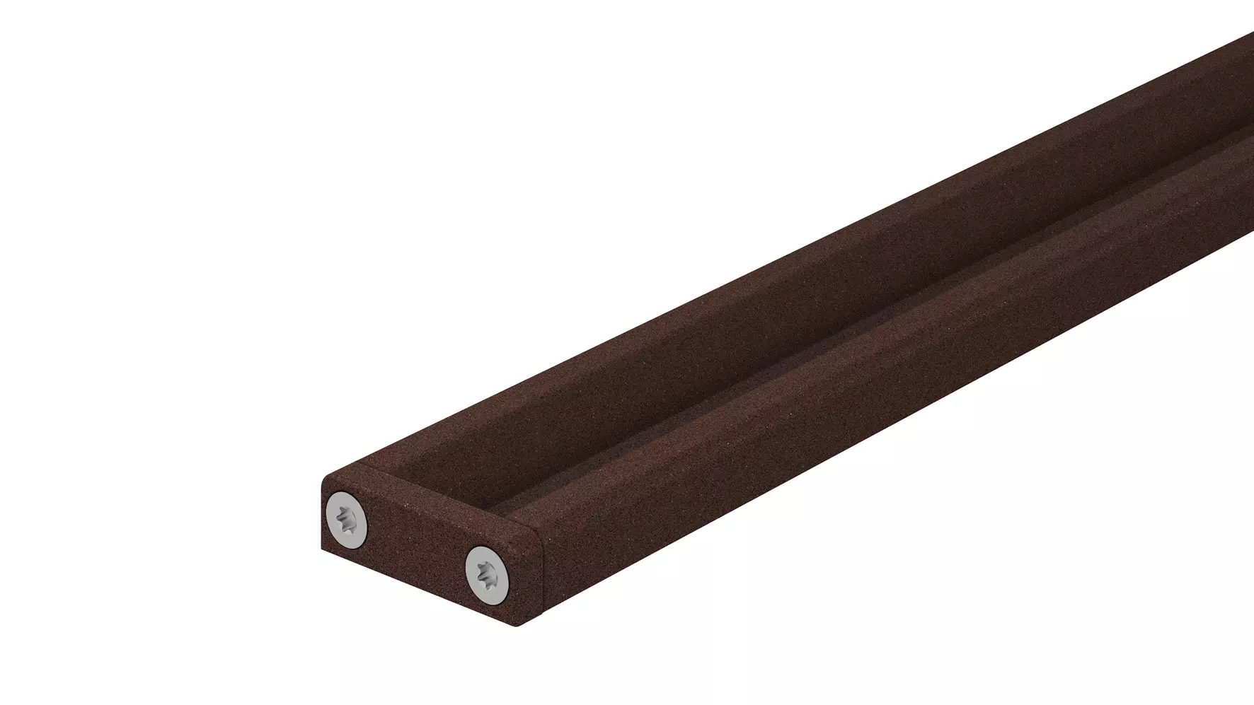 Douchegoot Schl&uuml;ter-KERDI-LINE-VARIO COVE in structuur-gecoat aluminium TSOB brons