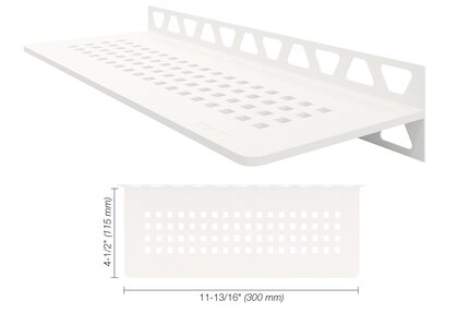 SHELF ESTANTE DE PARED RECTANG SQUARE BLANCO MATE