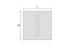 Genomskärningsritning KERDI-SHOWER-LT 2