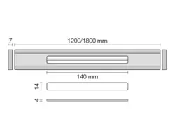 Genomskärningsritning KERDI-LINE-VARIO-COVE 6