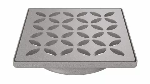Schl&uuml;ter-KERDI-DRAIN-STYLE struktur&aacute;lt bevonat&uacute; v&iacute;zelvezető r&aacute;cs