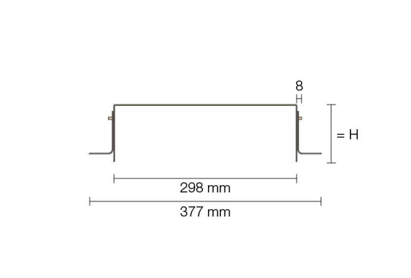 Genomskärningsritning DESIGN-NICHE 1