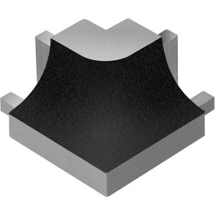 DILEX-AHK OUT CORNER 90° ALUM MATTE BLACK