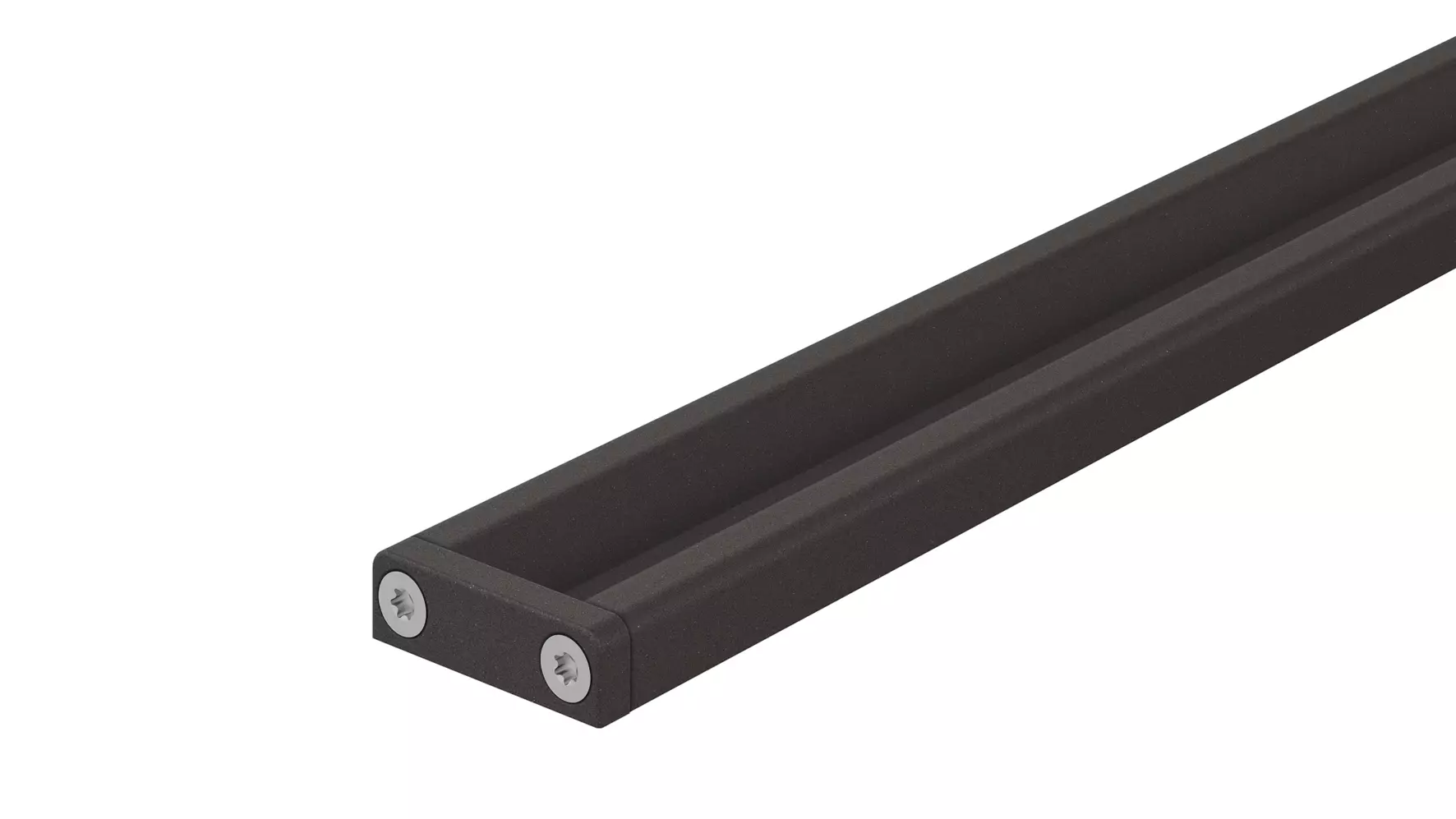 Douchegoot Schl&uuml;ter-KERDI-LINE-VARIO COVE in structuur-gecoat aluminium TSDA donker antraciet