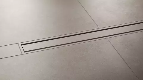 Zuhanyz&oacute; TRENDLINE bevonat&uacute; Schl&uuml;ter-KERDI-LINE-A foly&oacute;k&aacute;val