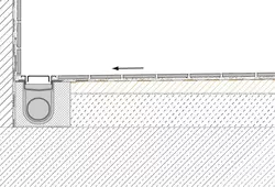 Genomskärningsritning KERDI-SHOWER-LTS 1