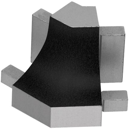 DILEX-AHK OUT CORNER 135° ALUM MATTE BLACK
