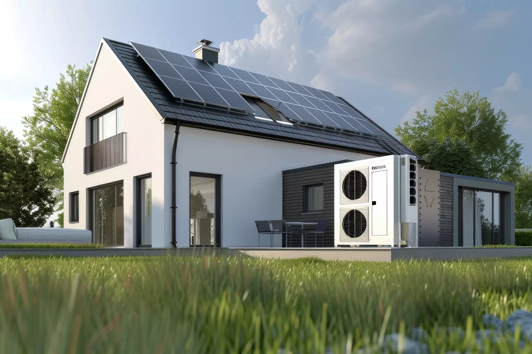 Hogar nuevo con bomba de calor e instalaci&oacute;n fotovoltaica.