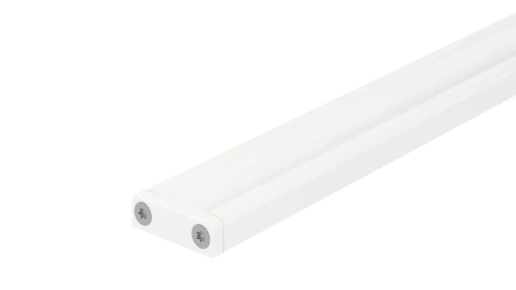 Douchegoot Schl&uuml;ter-KERDI-LINE-VARIO COVE in aluminium met kleurcoating MBW zuiver wit mat
