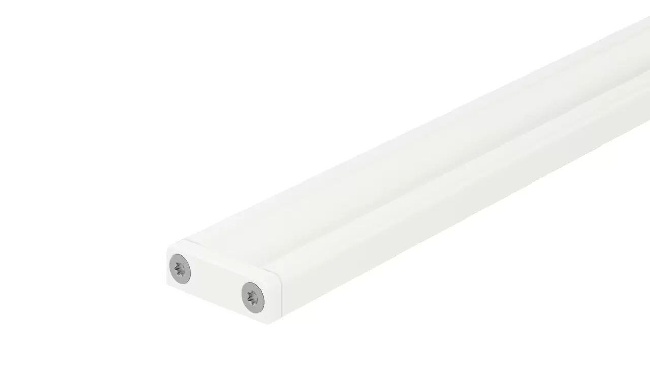 Perfil de drenaje Schl&uuml;ter-KERDI-LINE-VARIO COVE de aluminio lacado en blanco mate MBW