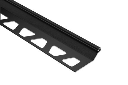 FINEC-SQ TRIM 7/16" ALUM MATTE BLACK